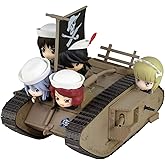 ぺあどっと ガールズ&パンツァー最終章 Mk.IV戦車 エンディングVer. サメさんチームフィギュア5体付 塗装済み完成品 PD83
