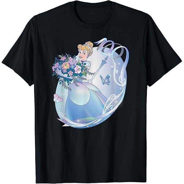 Amazon | ディズニー シンデレラ Tシャツ Tシャツ | Tシャツ