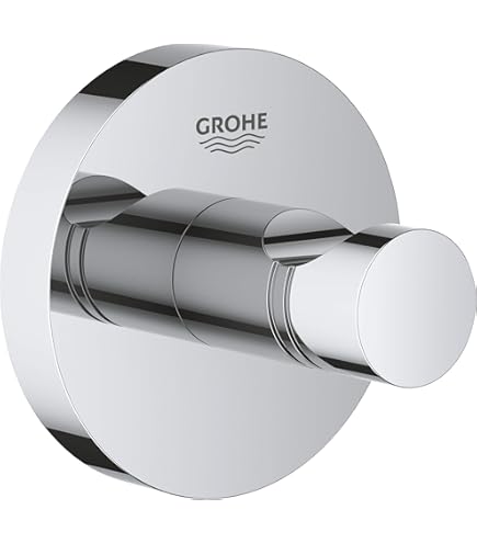 グローエ(GROHE) エッセンシャル キューブ ローブフック 40511001 (グローエジャパン公式・ 日本規格適合品) lok26k6 Amazon | グローエ(GROHE) エッセンシャル キューブ ローブ