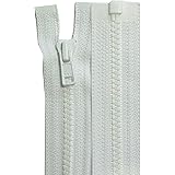 YKK　4VS　オープンファスナー　60ｃｍ　　501　　白