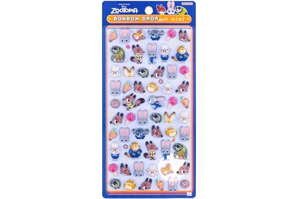サンスター文具(Sun-Star Stationery) ズートピア ディズニー グッズ ボンボンドロップシール ミニ S8815046
