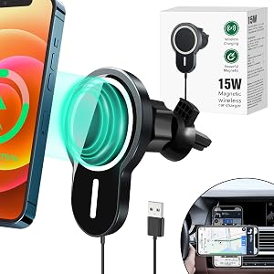 iPhone12/12 Pro/12 Pro Max/12 mini対応 車載 ワイヤレス充電器 【Magsafe対応…