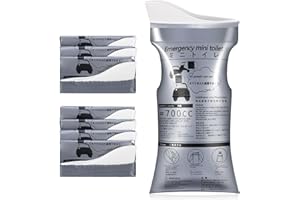 OUMEE 28/23/20/12/8 Pack Disposable Urine Bags, 700ML Travel Pee Bags Unisex Urinal Bag Vomit Bag for Travel Traffic Jam Emer