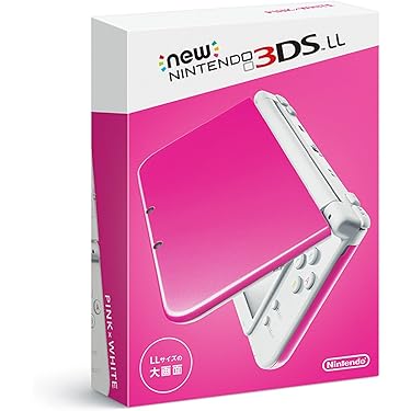 Nintendo 3DSLL ピンク×ホワイト 本体＋SDカード＋アシストグリップ