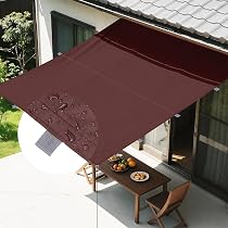Amazon | XiaZ 改良版 日除け 雨よけ シェード 屋外 2*2.5M 撥水加工