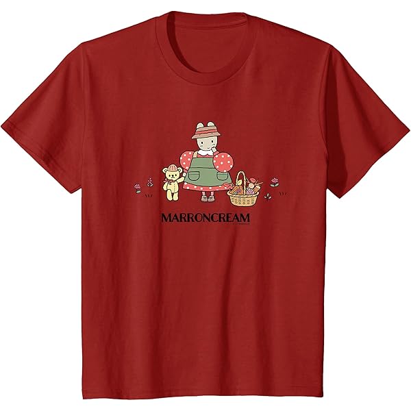 Amazon | マロンクリーム ソーイング Tシャツ | Tシャツ・カットソー 通販