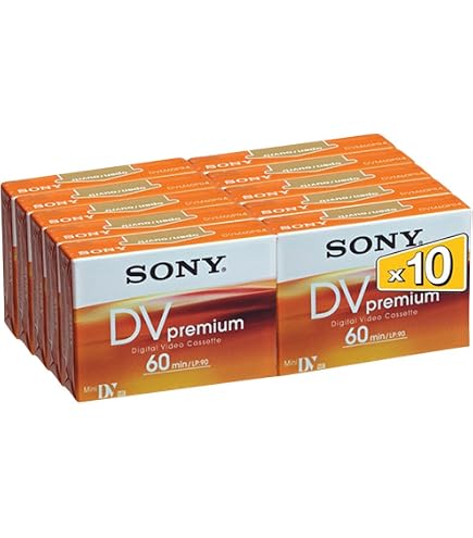 Amazon | Sony dvc60prl Mini DVテープ60分プレミアムデータ