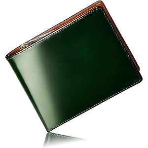 [グレヴィオ] GLEVIO 財布 一流の財布職人が作る 本革 ジャパンレザー 二つ折り財布 メンズ 小銭入れ付きYKK
