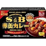 S&B エスビー食品 赤缶カレーパウダールウ 辛口 140g
