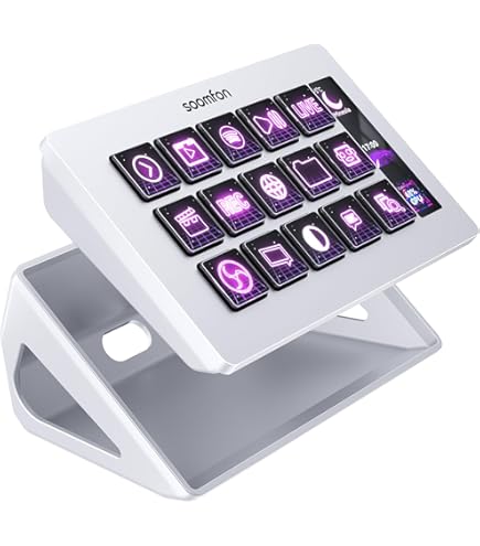 Elgato Stream Deck + White＆ USB セット Elgato Stream Deck + Studio Controller, White Edition | LCD keys