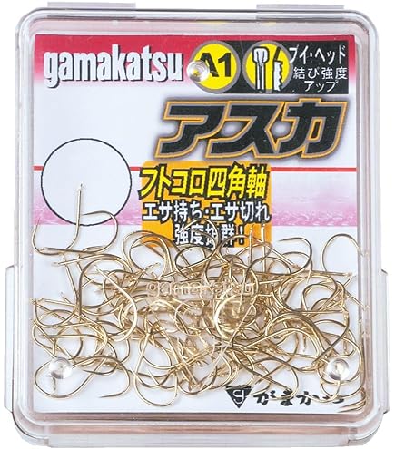 Amazon | がまかつ(Gamakatsu) シングルフック 改良ヤラズ 茶 ザ