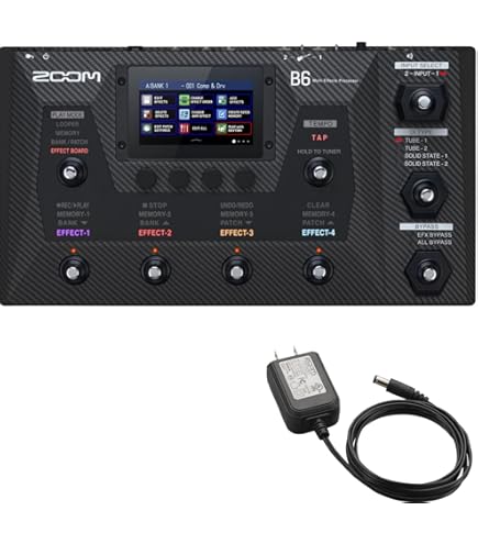 Amazon | ZOOM ズーム B6 Bass Multi-Effects Processor ベース用