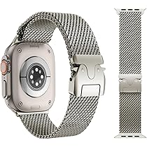 Amazon.co.jp: For Apple Watch バンド ミラネーゼループ