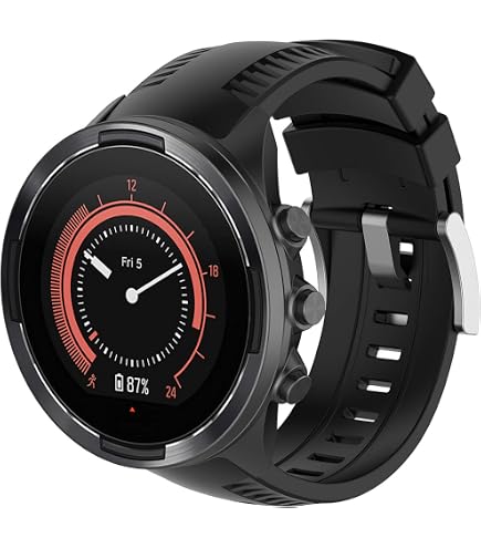 Amazon.co.jp: Suunto9 Peak用ベルト 交換バンド シリコンストラップ