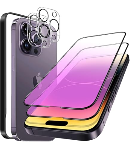 Amazon | 【2+2枚セット】 iPhone 14 pro max ガラスフィルム
