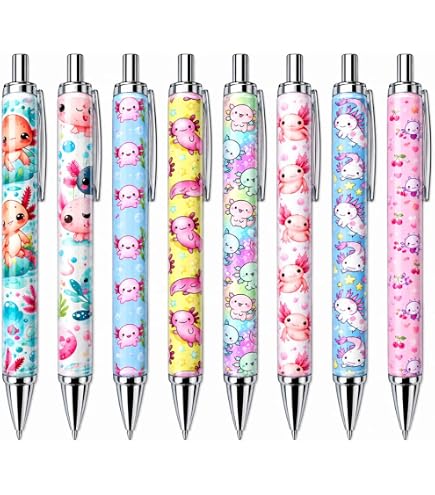 Squishy Axolotl Pen 3 Pack – 8.25