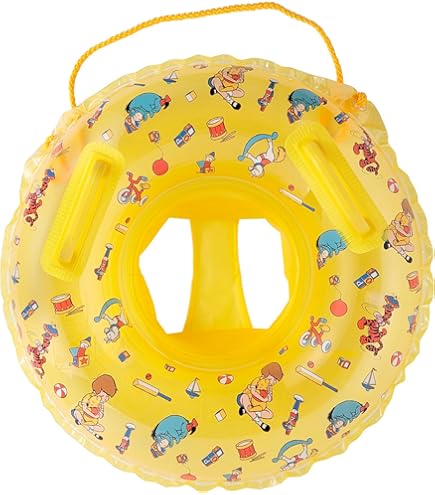 Amazon | 浮き輪 子供用 クマちゃん 足入れ型 取っ手付き ぐま 可愛い