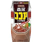 森永乳業 森永ココア 200ml [紙パック 飲料 ドリンク 飲み物 常温保存]×24本