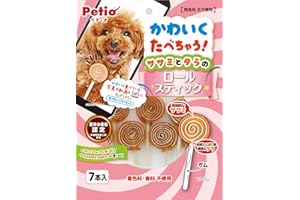ペティオ (Petio) かわいくたべちゃう！ ササミとタラのロールスティック 7本入