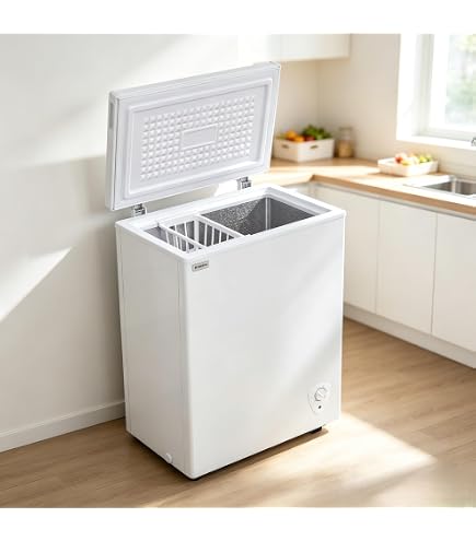 Amazon.co.jp: 冷凍庫 250L/300L | ホワイト 上開き | 大容量 チェスト
