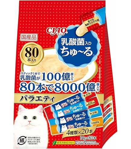 チャオ (CIAO) 猫用おやつ エネルギーちゅ~る 乳酸 72本 71bXmTRt5RL._UF350,350_QL50_.jpg
