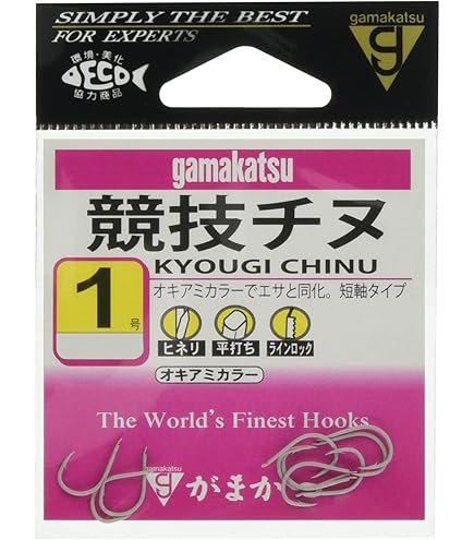 Amazon | がまかつ(Gamakatsu) 細地チヌ 白 2号 12275