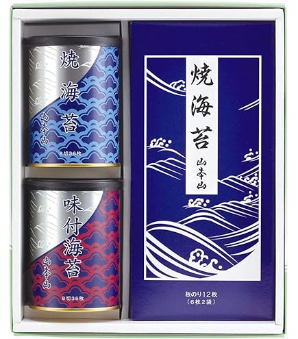 Amazon.co.jp: 山本海苔店 おつまみ海苔 5缶詰合せ（うめの味・わさび