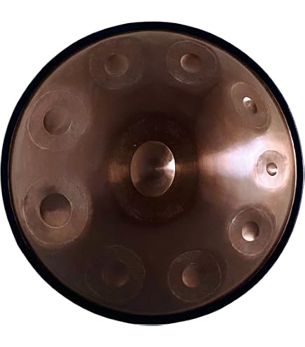 Amazon | MASH handpan D マイナー ハンドパン 9音 シルバー色 D Minor