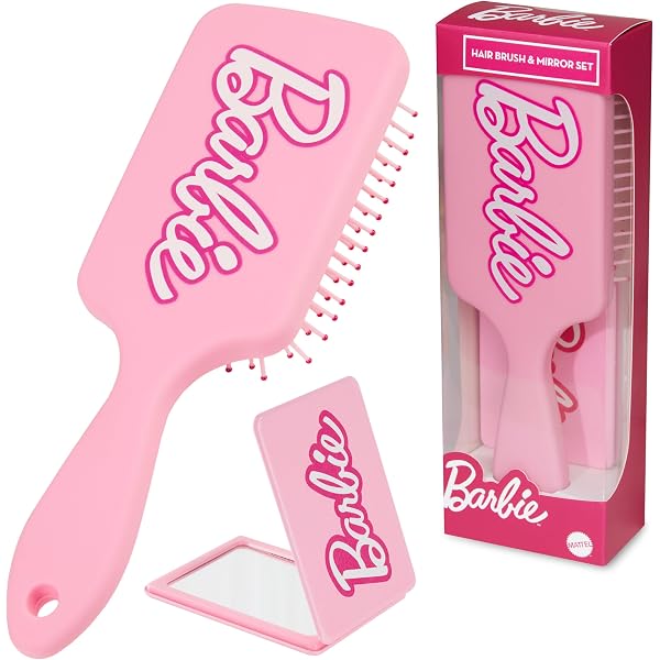 Impressions Vanity Barbie Kosmetiktasche – Reise-Make-up-Organizer, Rosa Kunstleder, Mit Trennwänden