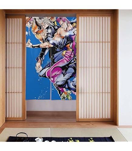 Amazon｜北斗の拳 (2) のれん・間仕切り 遮光 断熱 暖簾 ロング 目隠し