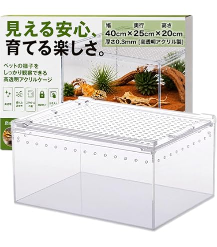 Amazon | 三晃商会 SANKO レプタイルボックス ワイド | Sanko | 飼育