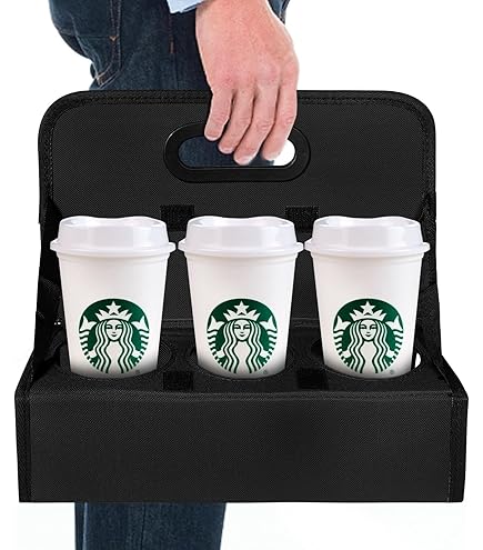 Amazon.co.jp: GOMAKERER コーヒーカップキャリア 4個セット ミックス