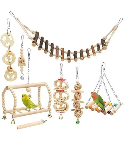 Amazon | バードトイ 18点セット 鳥のおもちゃ インコ おもちゃ 噛む