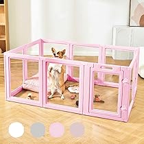 Amazon | HAKOPE 【圧迫感のないクリアサークル】 ペット