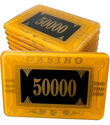 ポーカー チッププラーク高額チップ長方形 (10万25枚100万20枚)セット Amazon.co.jp: アクリルの額 長方形 ポーカーチップ プラーク