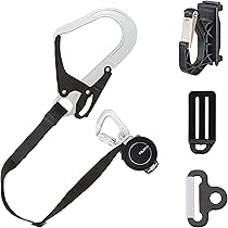 タジマ 巻取式ランヤード 着脱カラビナ 軽量タイプ タジマ 巻取式ランヤード 着脱カラビナ 軽量タイプ タジマ 巻取