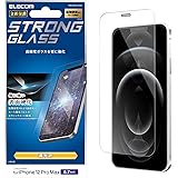 エレコム iPhone 12 Pro Max フィルム 強化ガラス 【硬さ最上級のセラミックコート】 PM-A20CFLGGC
