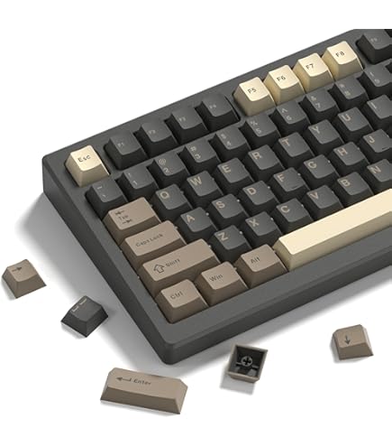 Keychron Q5 ベアボーン + Glorious PBT キーキャップ Keychron Q5 QMK カスタム メカニカル キーボード（US ANSI 配列