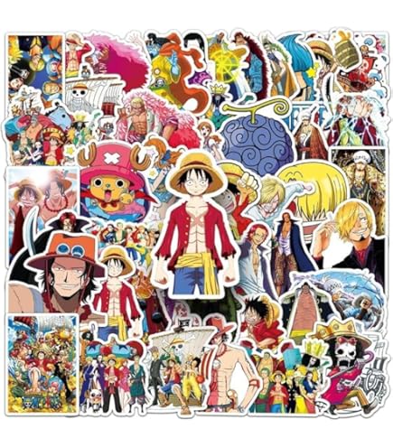 Amazon.co.jp: 50枚 ステッカーセット海賊 コミック 防水デカール