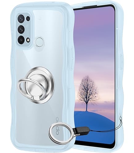 Amazon.co.jp: OPPO Reno5 A ケース クリア ウェーブ TPU波状の