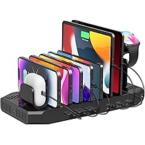 6ポートUSB-C PD急速充電ステーション 高品質 商品6ポートUSB-C PD急速充電ステーション、充電スタンド
