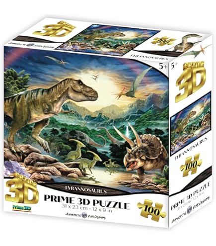 Amazon.co.jp: 3Dジグソーパズル 恐竜の谷 150ピース : スポーツ