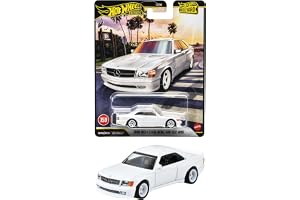 ホットウィール(Hot Wheels) ブールバード 1989メルセデス・ベンツ 560SEC AMG ミニカー 3歳から JHW37 | 1:64スケール Real Riders™タイヤ・Metal/Metal™仕様・1:64スケール・ブールバード