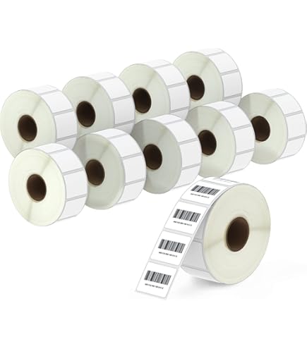 Essential 4"X2" Direct Thermal Barcode Labels, Shipping Labels, 750 Labels Of Roll, Compatible With Zebra Printers (1 Roll-750 Labels - View #6