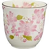 セラミック藍 華みさと 湯呑 ピンク サイズ：約φ8.3 H8 03466