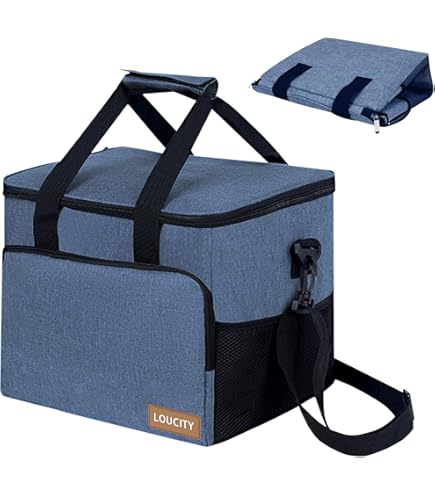 Amazon | Boweer クーラーボックス 大容量 30L 保冷 保温 防水 耐摩耗 保冷バッグ 折り畳み 水漏れ防止 キャンプ/釣り/ピクニック/運動会/お花見  | Boweer | クーラーボックス