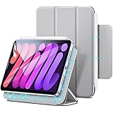 ESR iPad mini6 ケース 2021 マグネットケース iPad mini6 カバー 8.3インチ 2021モデル 強力磁気吸着 オートスリープ/ウェイク対応 Pencil 2対応 スリム 軽量 手触りがいい カバー グレー