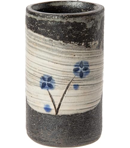 Amazon.co.jp: 信楽焼 花器 扇型花器(大) 幅40x奥11x高さ29cm 505-05
