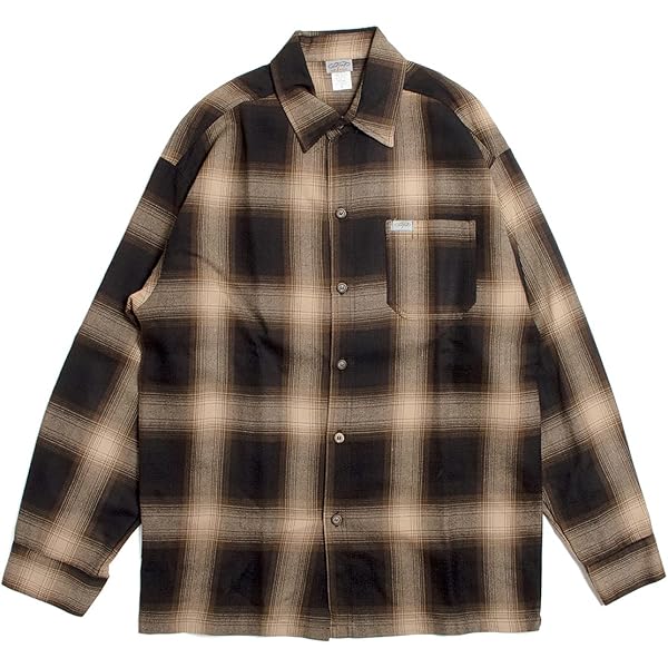 1960's スイス製 CHALLA オープンカラー チェック 長袖シャツ Amazon.co.jp: [キャルトップ] Ombre Check L/S Shirts オンブレ