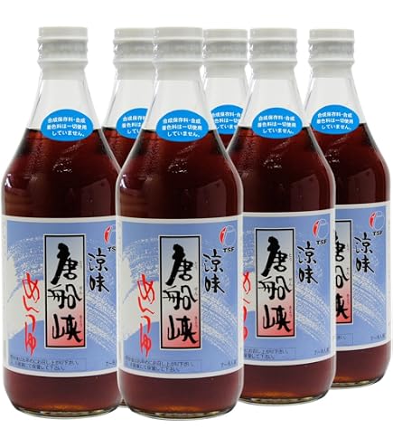 Amazon.co.jp: 唐船 峡 めんつゆ 涼味 500ml × 2本 鹿児島 指宿 : 食品